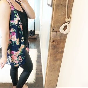 Moa Moa girls floral wrap cardigan